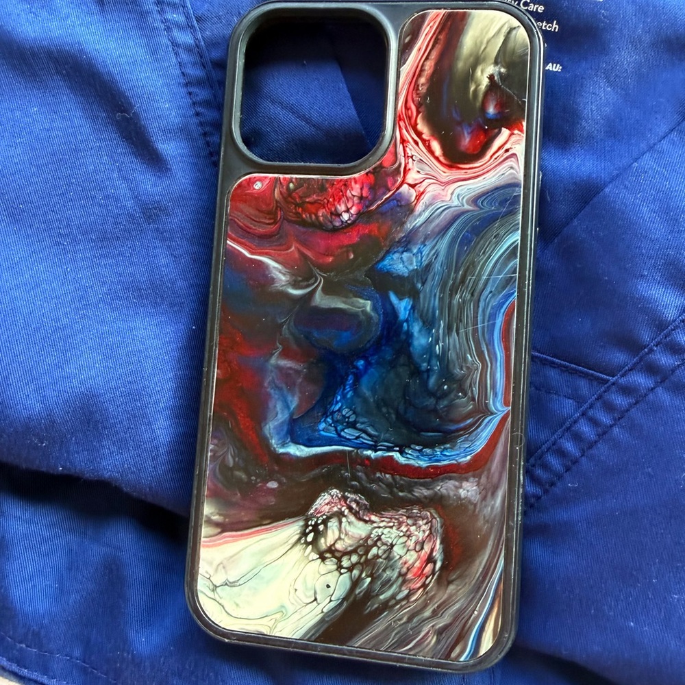 Carved One of a Kind Max IPhone Case - Abstract Multicolor Phone Case